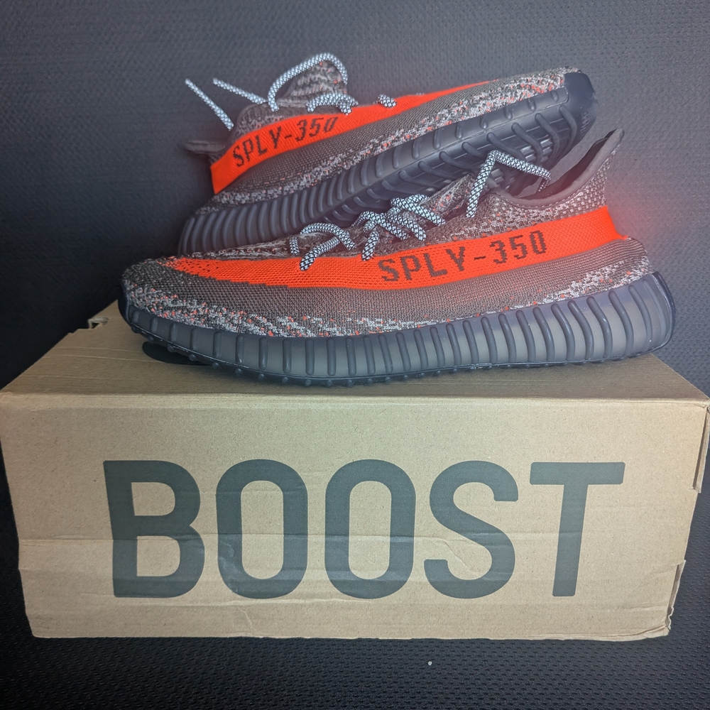 Adidas Yeezy Boost 350 V2 Sneakers "Carbon Beluga" Men's Size 11